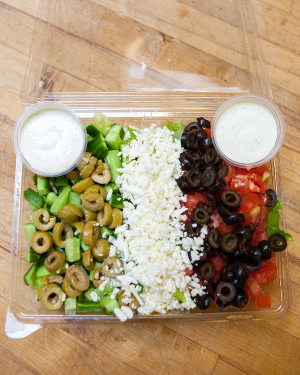 Order Bibi's Greek Salad - Small food online from Bibi Bakery Cafe store, Los Angeles on bringmethat.com