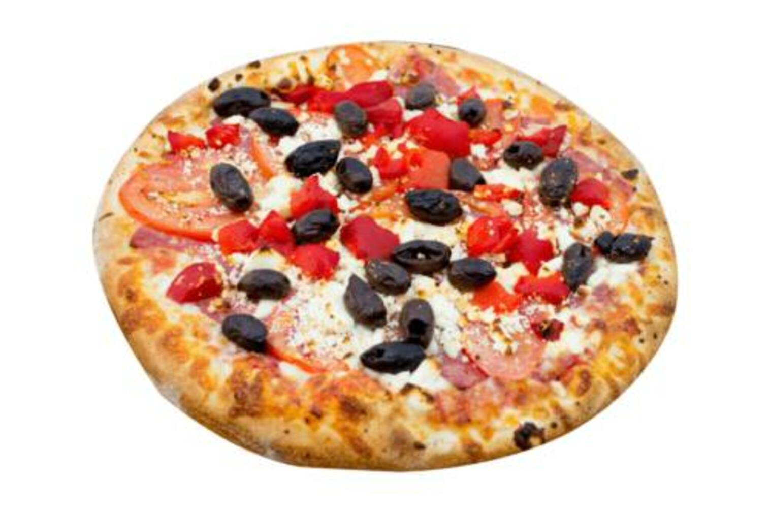 Order Go Greek Dude (8" Personal) food online from Peace Love And Pizza store, Alpharetta on bringmethat.com