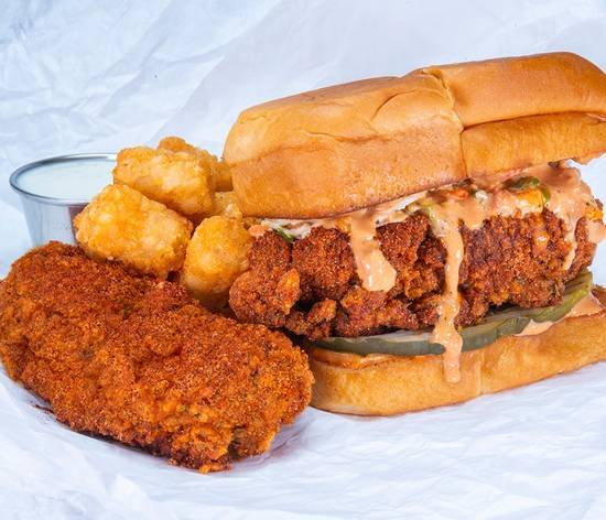 Order 1-TENDER & 1-SLIDER COMBO food online from Bad Mutha Clucka store, Mohegan Lake on bringmethat.com