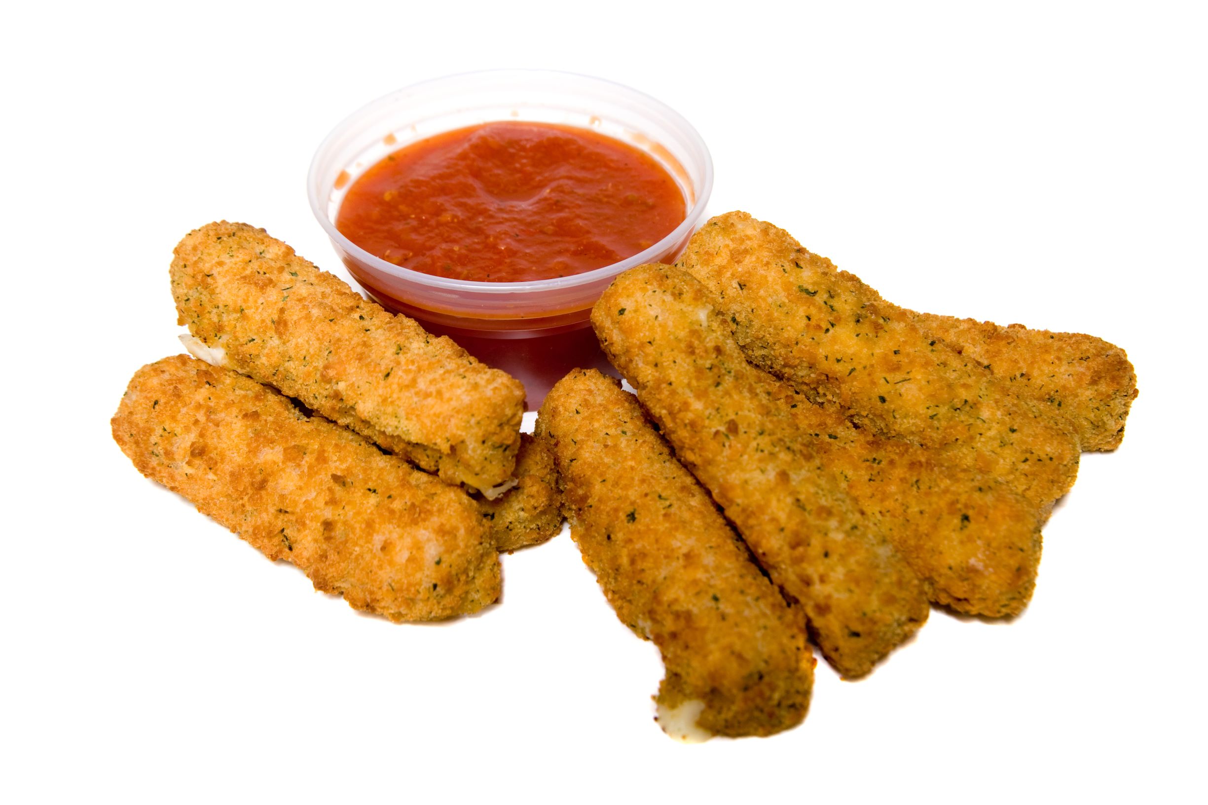 Order Mozzarella Sticks with Sauce food online from Milanos Pizza store, Rockwall on bringmethat.com