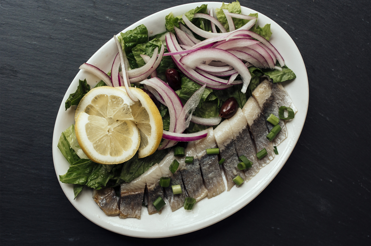 Order Herring plate food online from Red Square Cafe Lounge store, Chicago on bringmethat.com