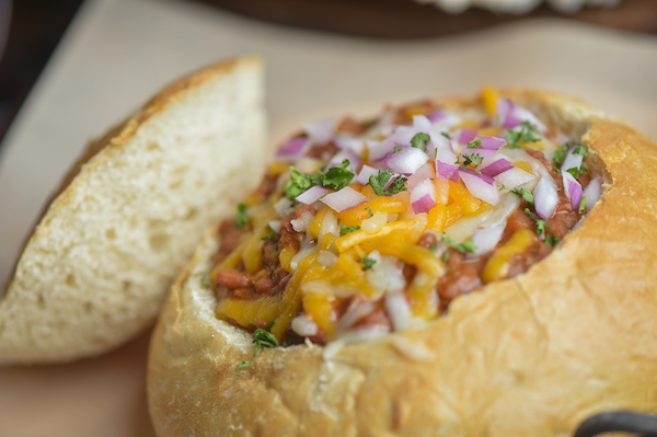 Order Chili in Bread Bowl food online from The Maverick store, Tucson on bringmethat.com