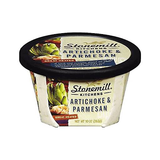 Order Stonemill Artichoke & Parmesan Dip 10oz food online from Everyday Needs by Gopuff store, Escondido on bringmethat.com