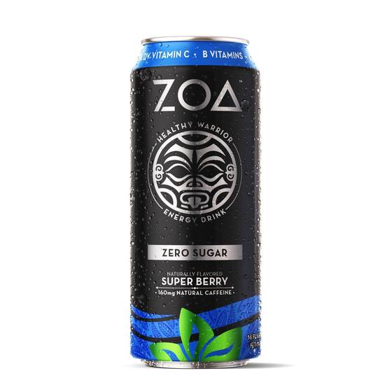 Order ZOA Super Berry Zero Sugar Energy Drink, 16 OZ food online from Cvs store, DOVER on bringmethat.com