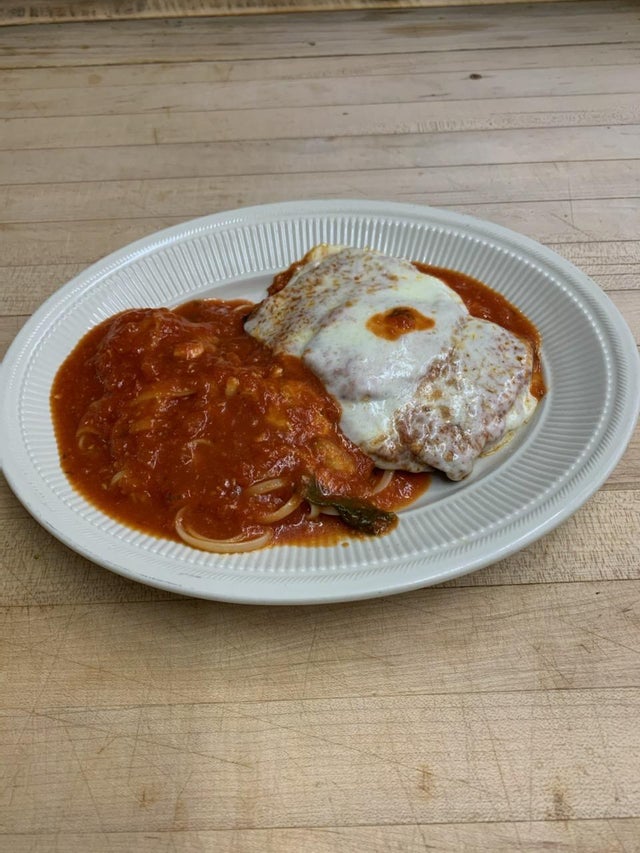 Order Eggplant Parmigiana food online from A Touch of Italy store, Egg Harbor Township on bringmethat.com