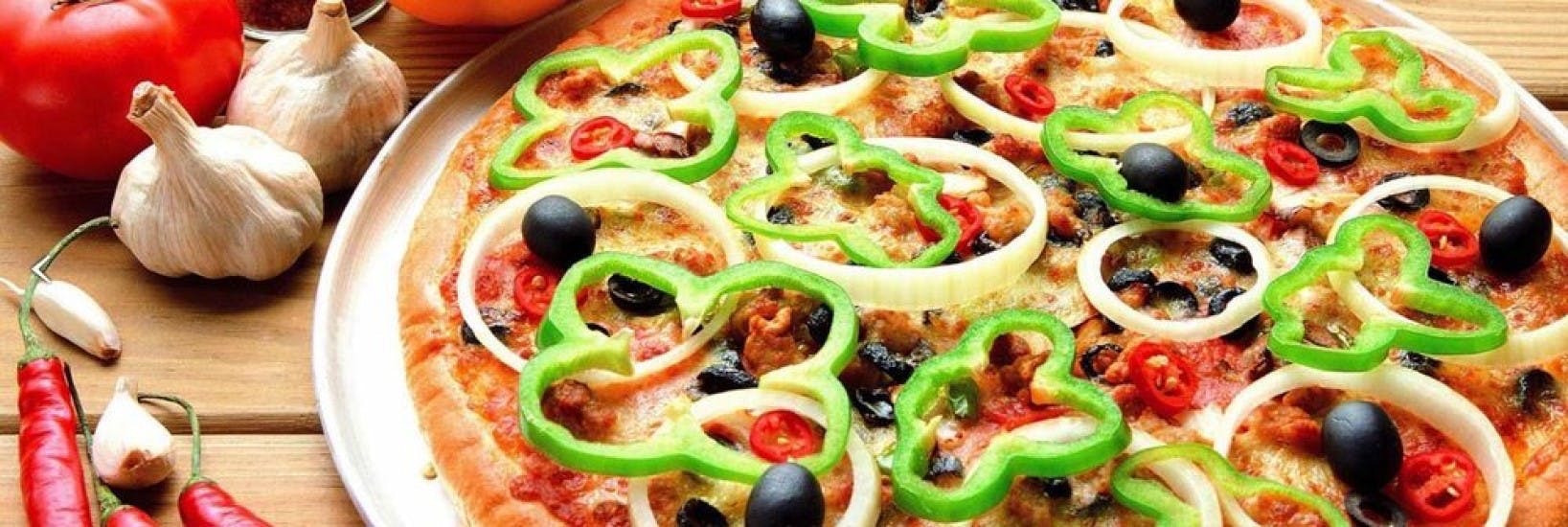 Order Vegetarian Pizza - Small 14" food online from Mario's Pizza and Restrnt store, White Plains on bringmethat.com
