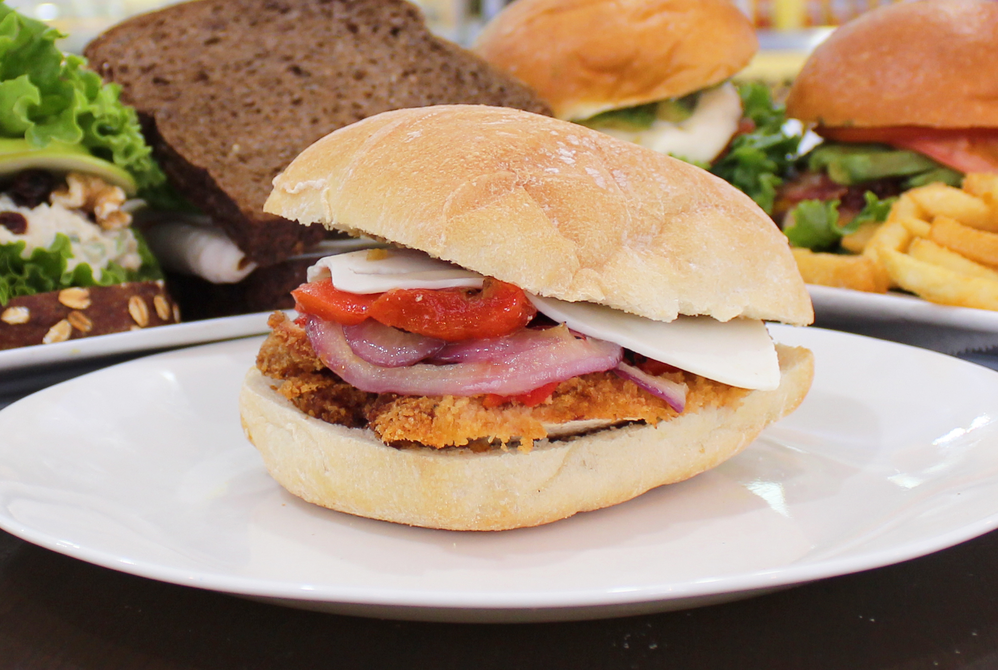 Order Chicken Cutlet Sandwich food online from Green Cafe store, New York on bringmethat.com