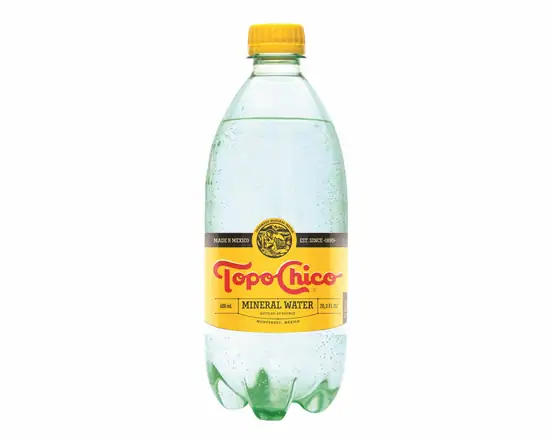 Order Topo Chico mineral water carbonated, 600ml food online from Ogden Wine & Spirit store, Naperville on bringmethat.com