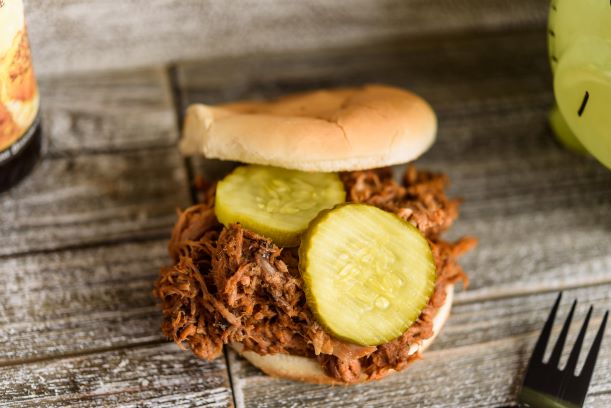 Order Pulled Pork Sandwich food online from Zombie Pig BBQ store, Columbus on bringmethat.com