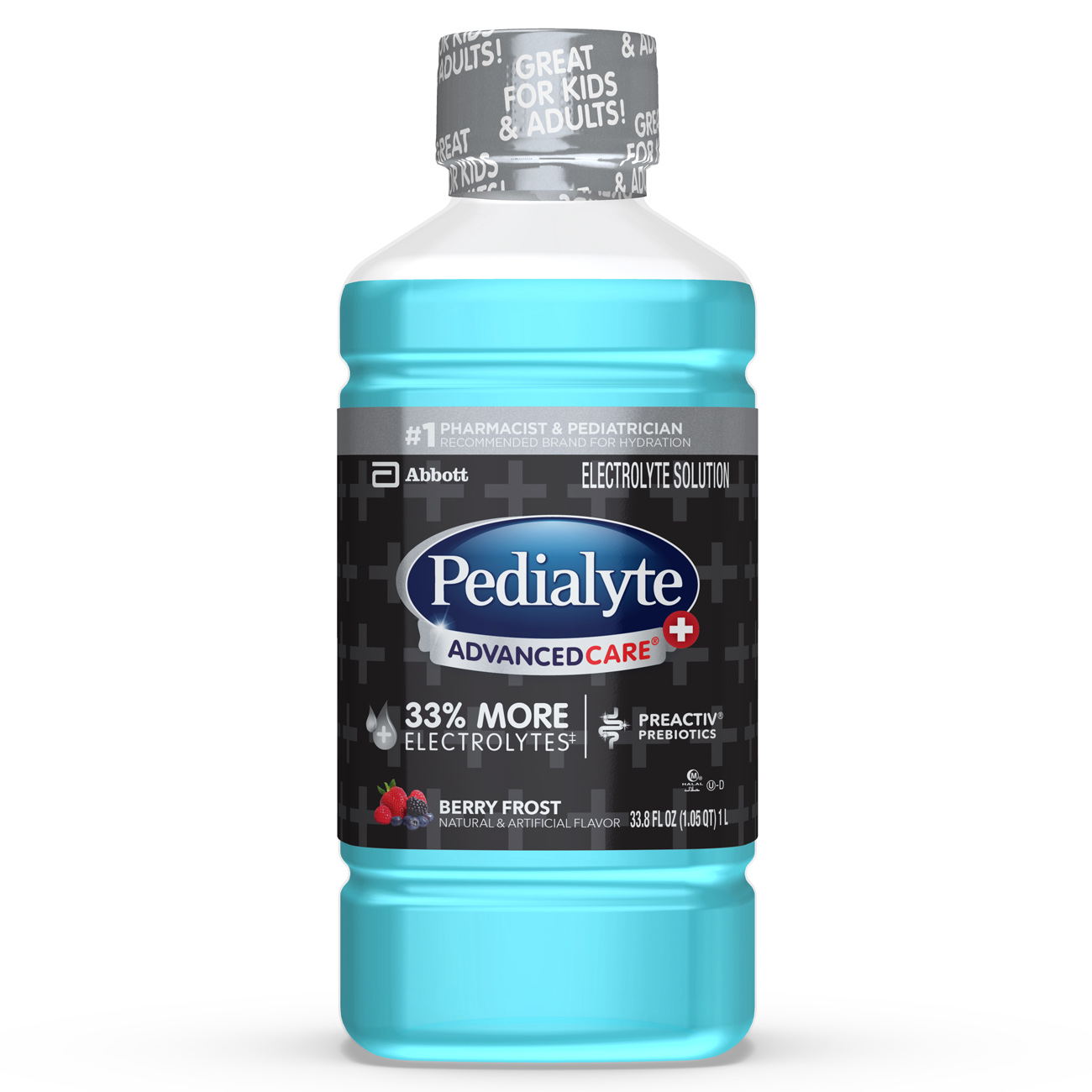 Order Pedialyte AdvancedCare Plus Electrolyte Ready-to-Drink Solution, Berry Frost - 33.8 oz food online from Rite Aid store, REEDLEY on bringmethat.com
