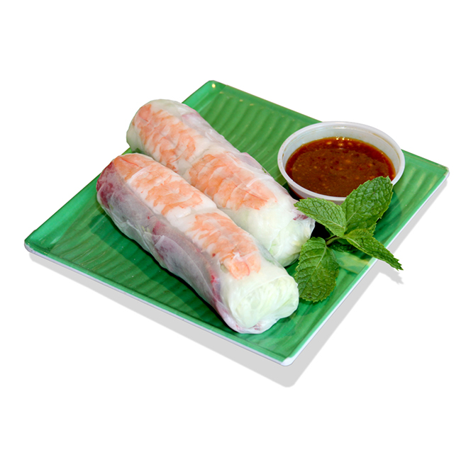 Order Shrimp and BBQ Pork Spring Rolls food online from Lee Sandwiches store, Gardena on bringmethat.com
