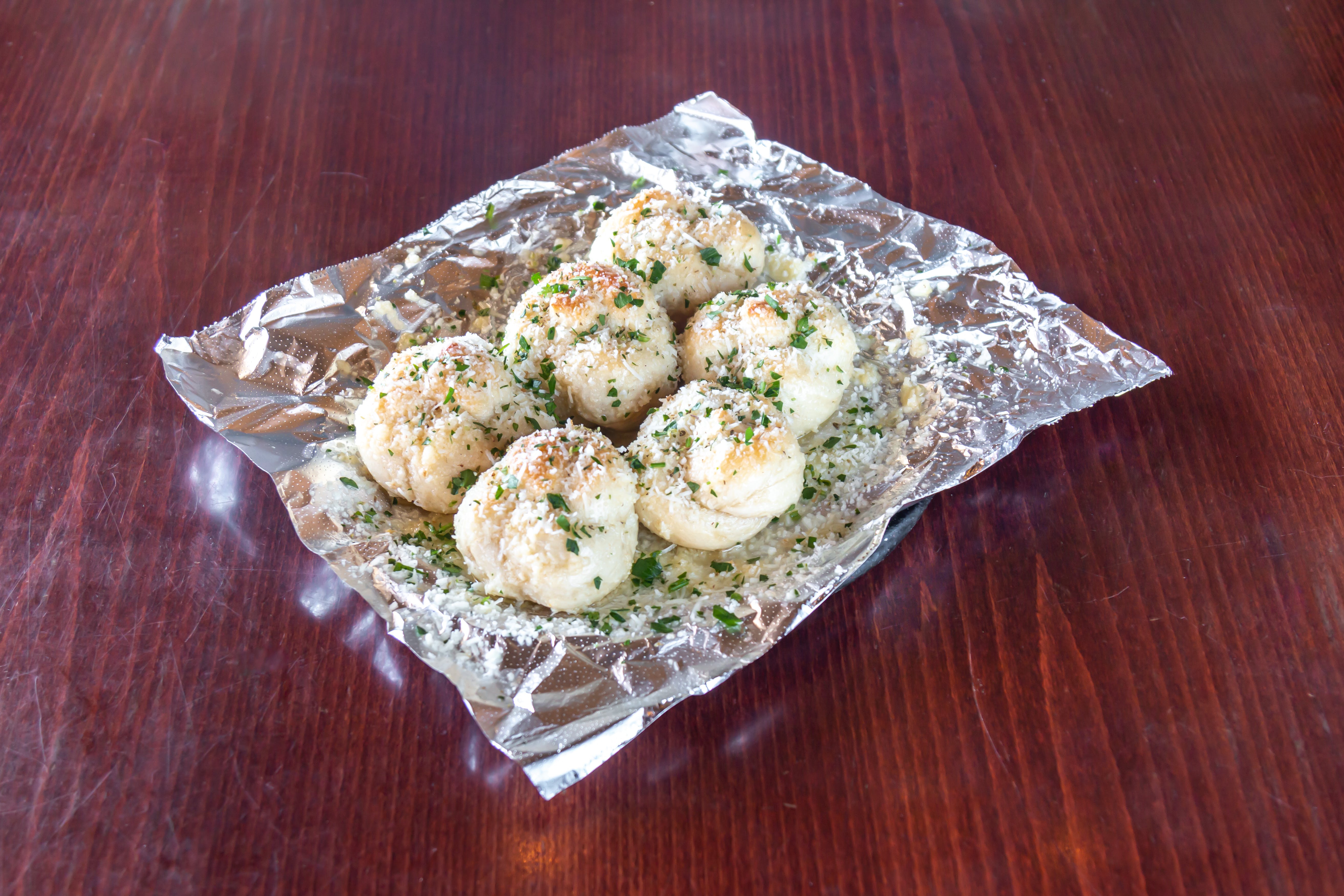 Order Garlic Knots - 1 Piece food online from Setauket Pastaria store, Setauket-East Setauket on bringmethat.com