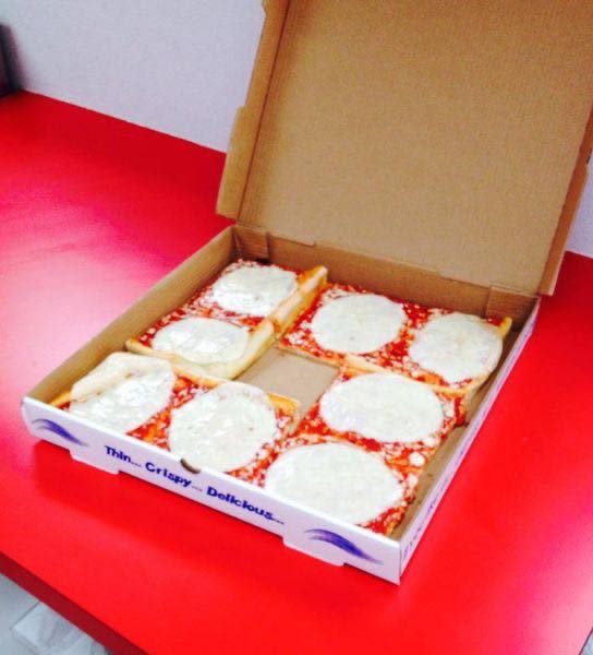 Order Box of 8 Extra Cheese Provolone Pizza food online from Nh Beach Pizza store, Haverhill on bringmethat.com