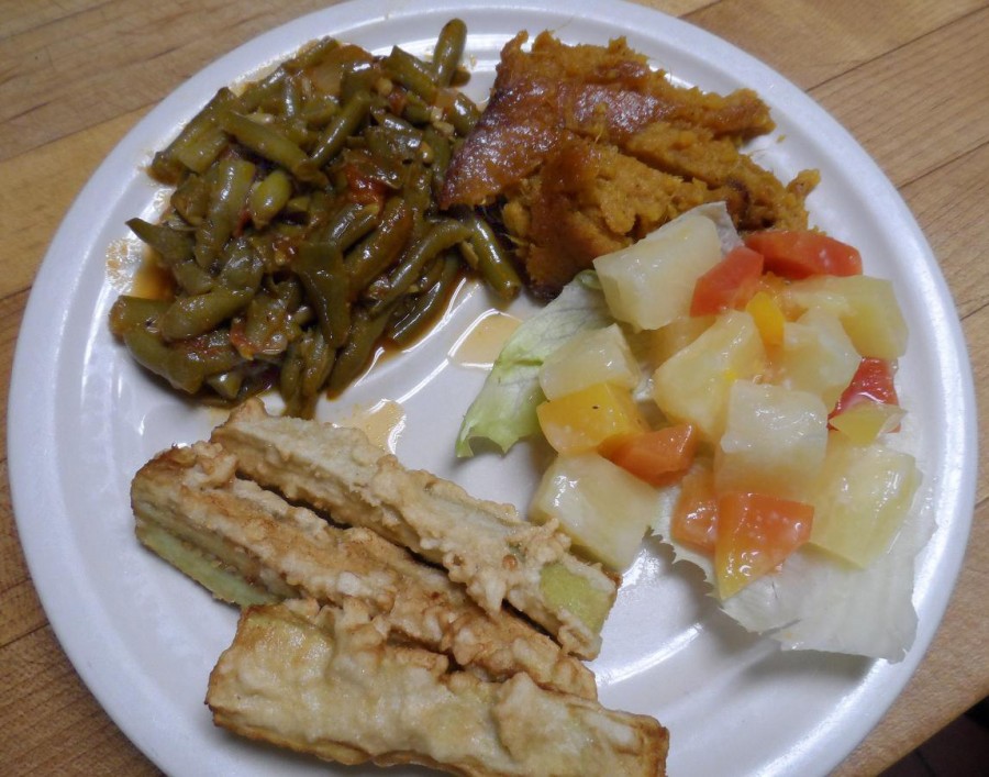 Order Vegetable Plate food online from The Mecca Restaurant store, Raleigh on bringmethat.com