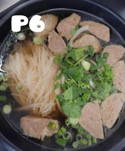 Order P06. Pho Meatball food online from Boling Pho store, Escondido on bringmethat.com