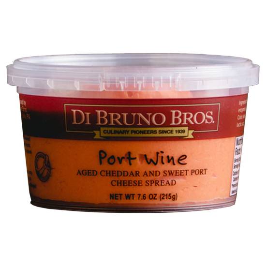 Order Port Wine Cheddar Cheese Spread - Di Bruno Bros. - 7.6oz food online from Everyday Needs by Gopuff store, Lansdowne on bringmethat.com