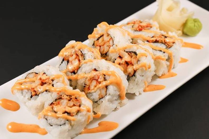 Order Spicy Crawfish Roll food online from Rock N Roll Sushi store, Locust Grove on bringmethat.com