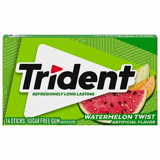 Order Trident Gum - Watermelon Twist food online from IV Deli Mart store, Goleta on bringmethat.com