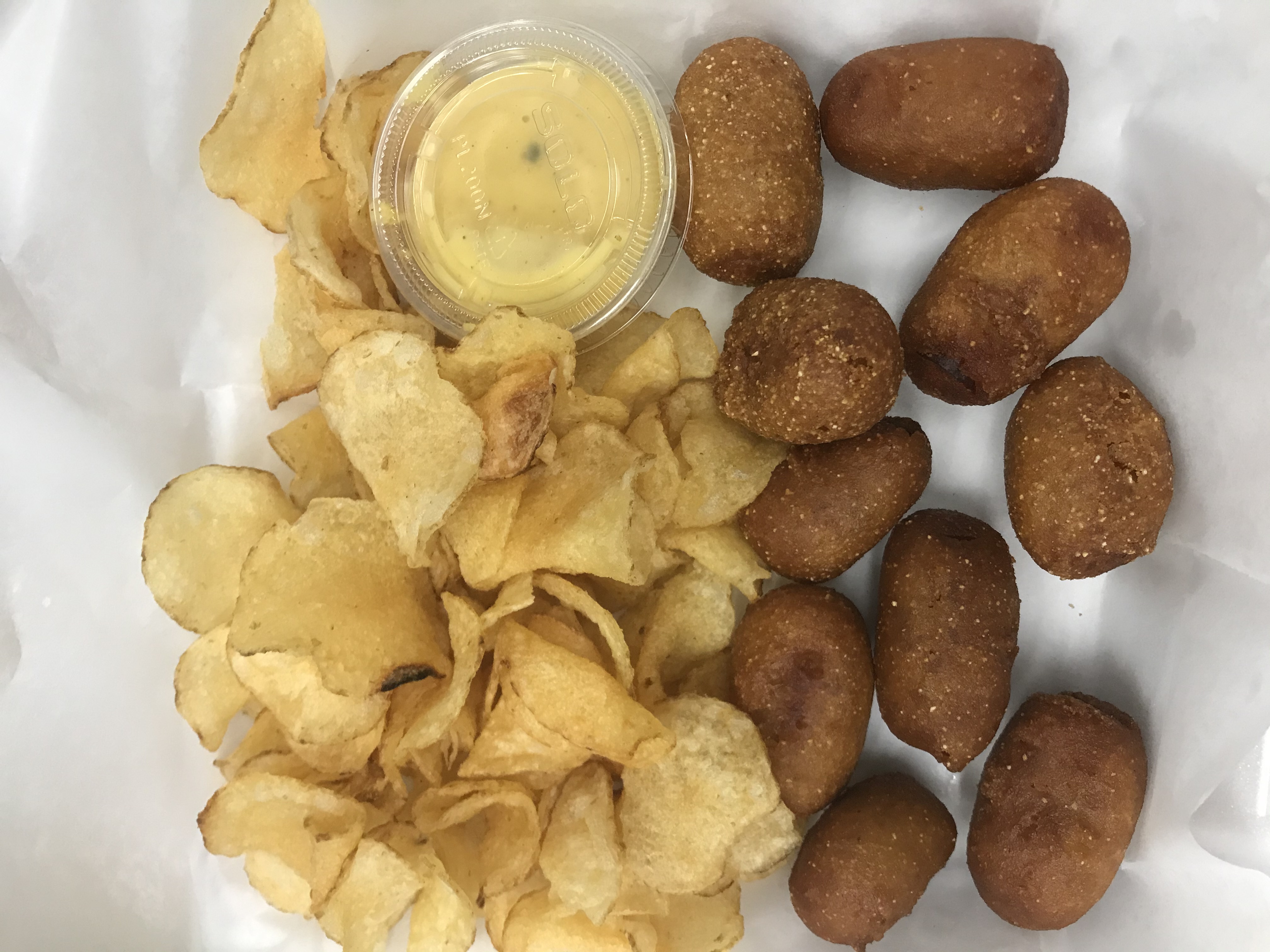 Order Kids Corn Dogs food online from 1st Place Sports Bar store, Hoffman Estates on bringmethat.com