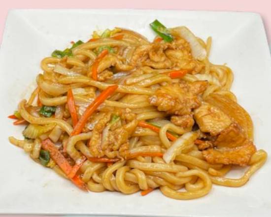 Order Yaki Udon food online from Green Basil Asian Fusion Restaurant store, Lilburn on bringmethat.com