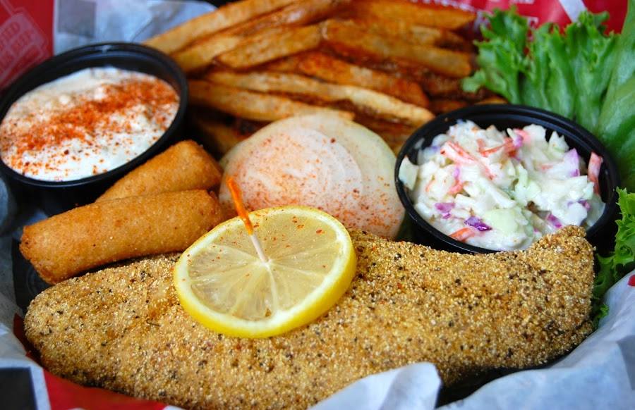 Order Fried Catfish Fillet food online from Reggie Burgers Dogs & Fries store, Texarkana on bringmethat.com