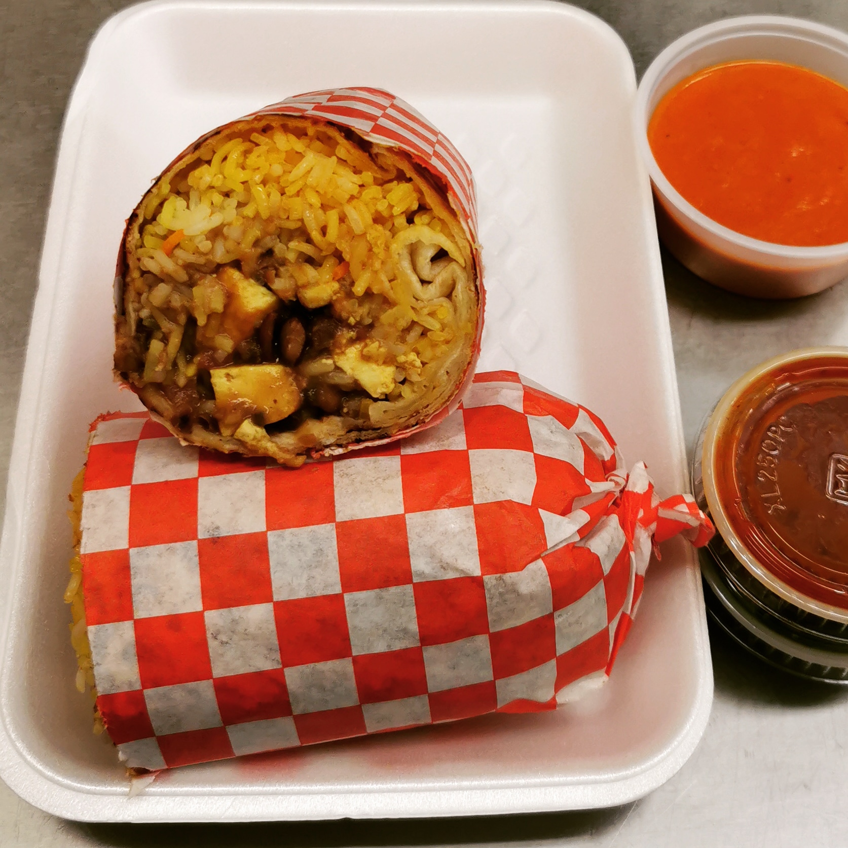 Order Paneer Burrito food online from Indimex Eats Indian Restaurant store, Los Angeles on bringmethat.com