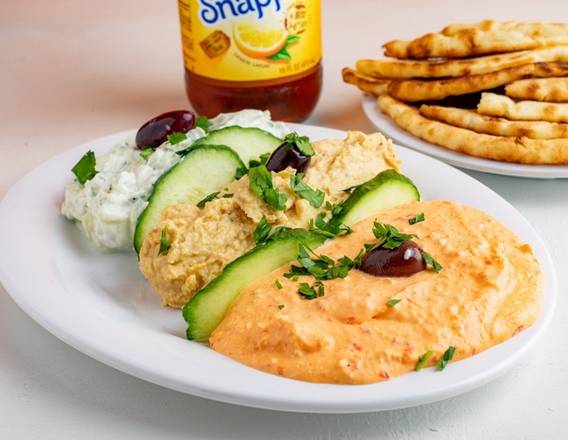 Order Three Dip Combo food online from Greek xpress store, New York on bringmethat.com