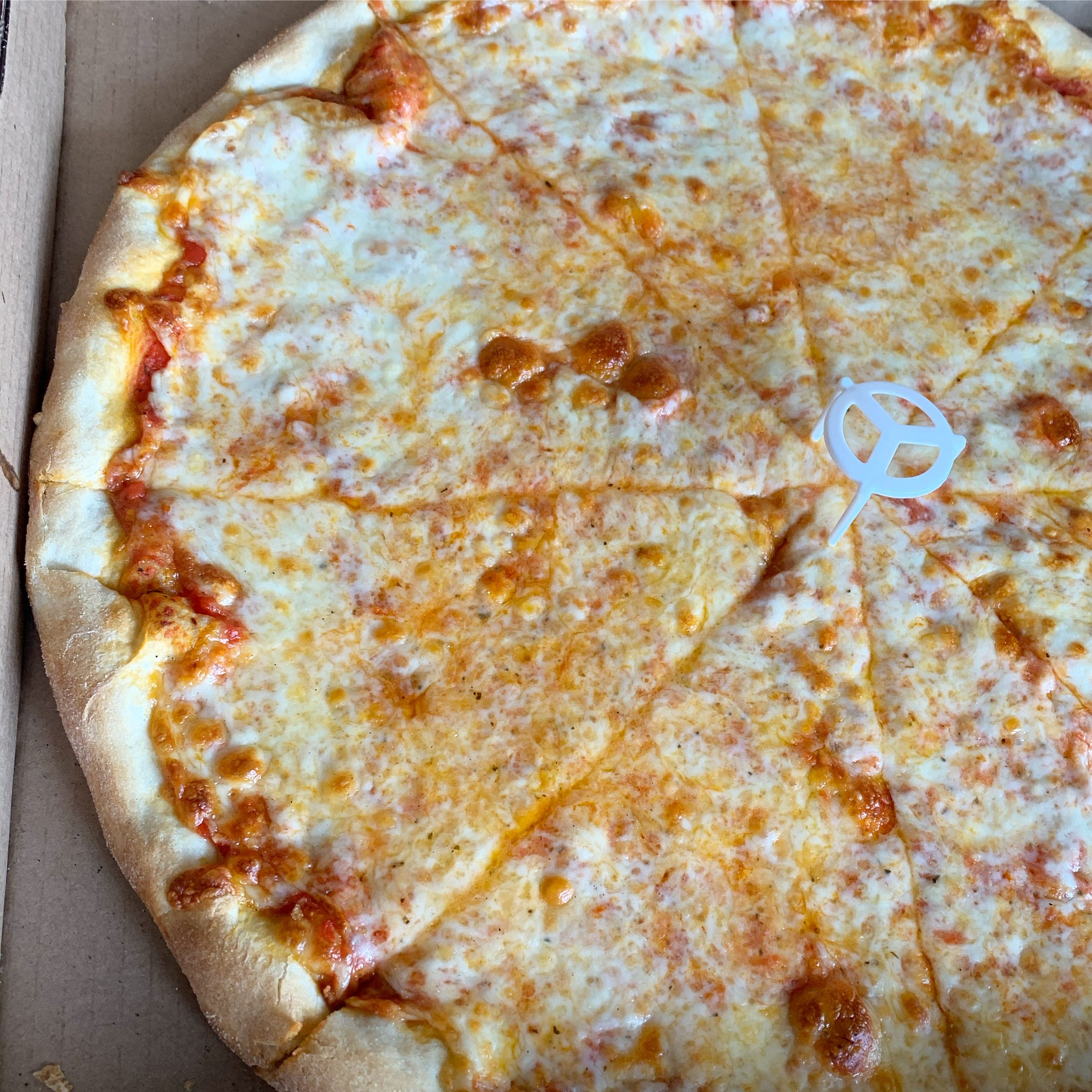 Order Plain Cheese Round Pizza - Personal 12" food online from Villa Grande Pizza store, Bath on bringmethat.com