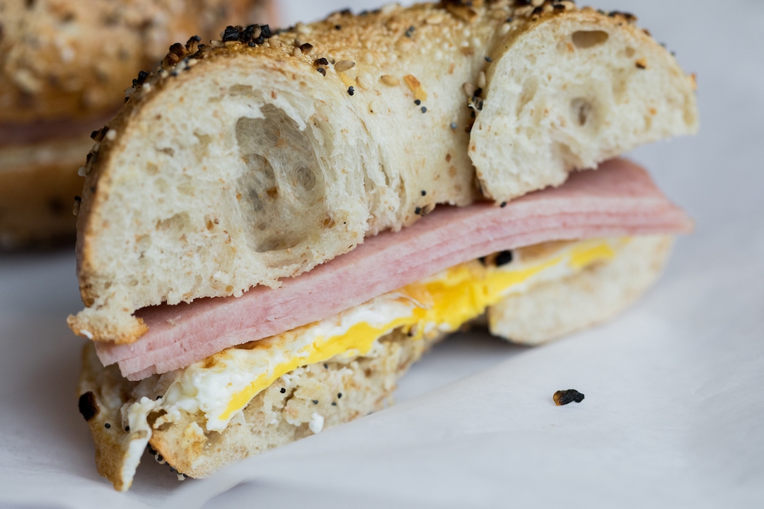 Order Egg + Meat food online from THB Bagelry + Deli of Columbia store, Columbia on bringmethat.com
