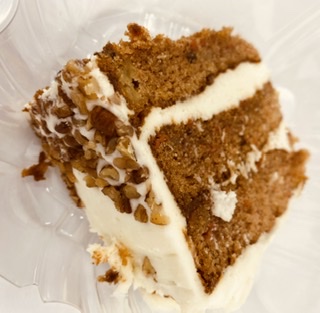 Order Carrot Cake food online from Baumgart's Cafe store, Edgewater on bringmethat.com