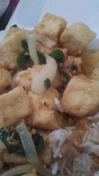 Order 8. Spicy Salt and Pepper Tofu food online from Golden Wall Restaurant store, La Mirada on bringmethat.com