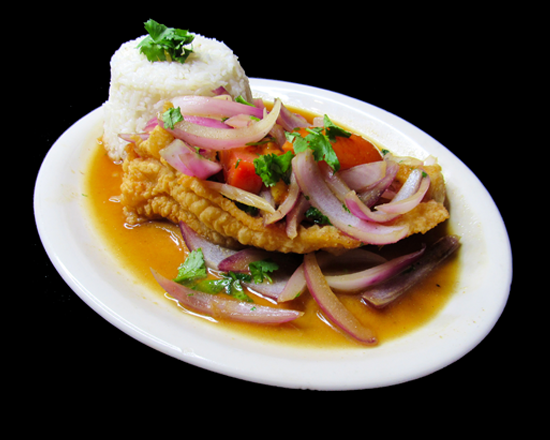 Order 36. Filete Sudado food online from El Pollo Inka store, Gardena on bringmethat.com