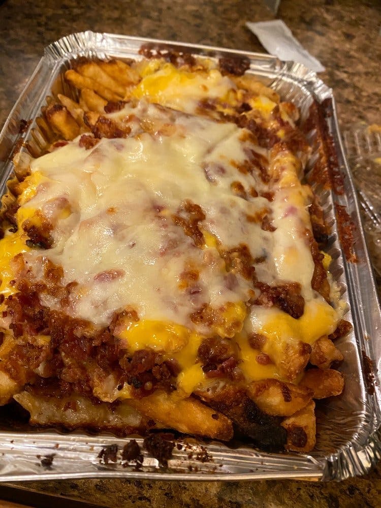 Order Bacon Cheese Fries - Side food online from Pizza Connection store, Quincy on bringmethat.com