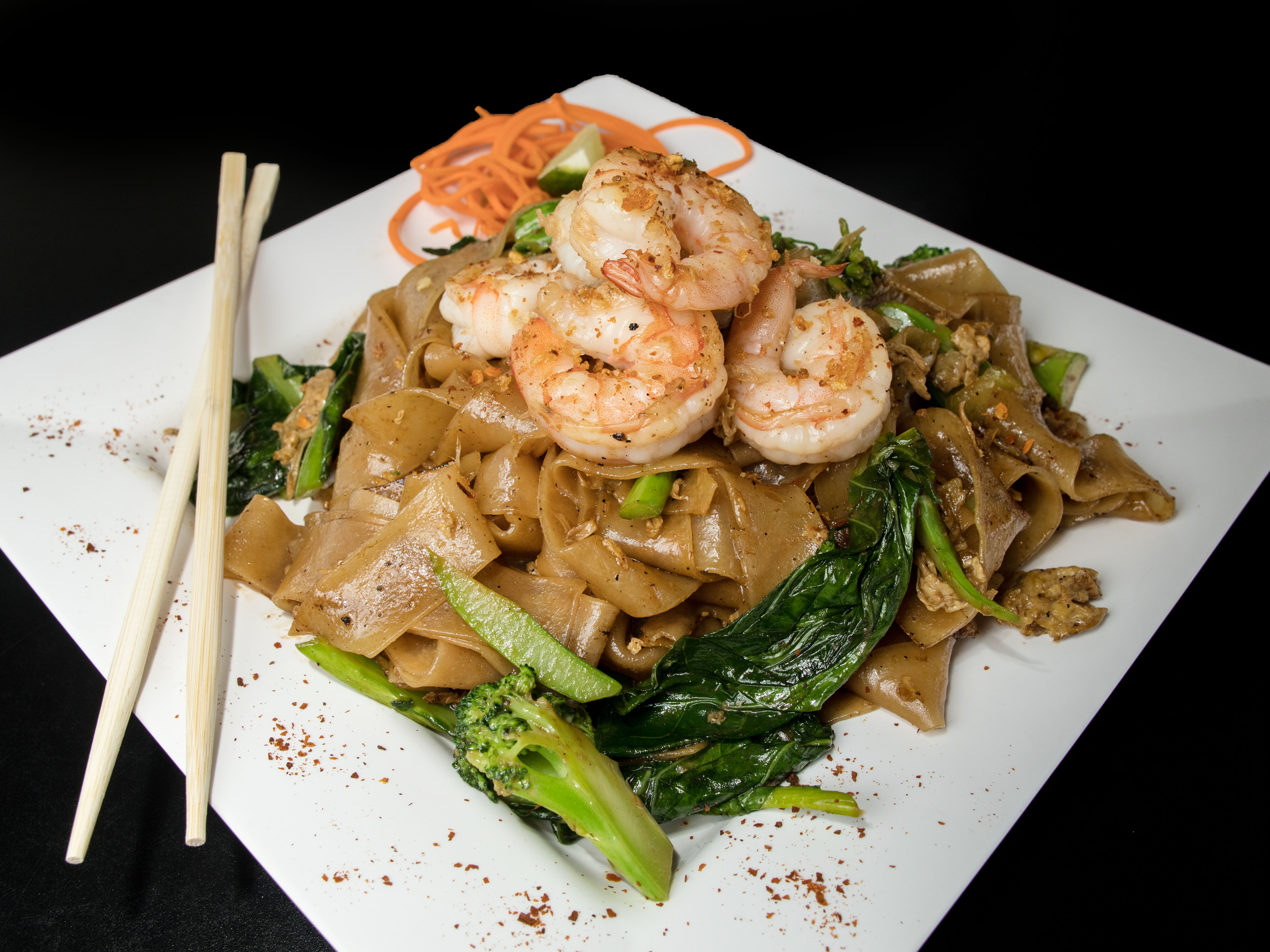Order Pad Siew Noodles food online from Pattaya Thai store, Jacksonville on bringmethat.com