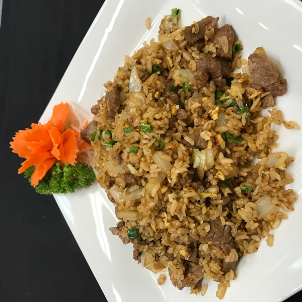 Order 3. Beef Fried Rice food online from Sakura Asian Fusion store, Kissimmee on bringmethat.com