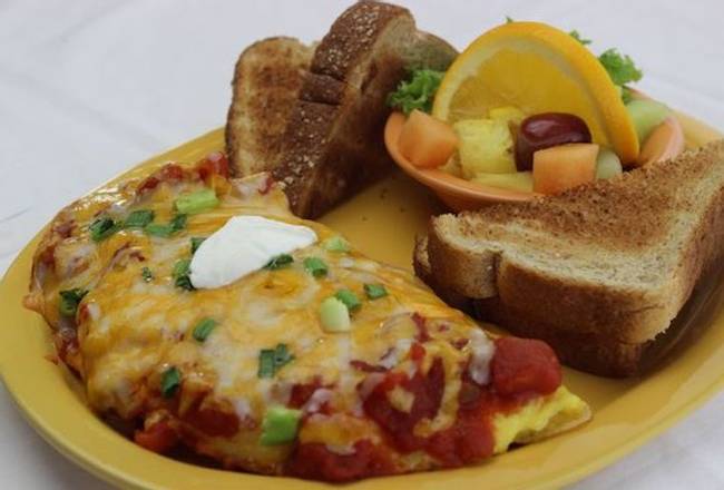 Order South of the Border Omelette food online from Scramblers store, Powell on bringmethat.com