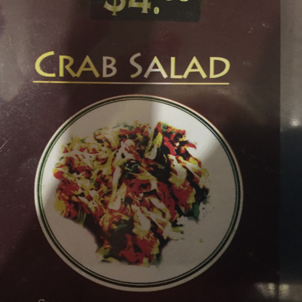 Order Crab Salad food online from Knight store, Burbank on bringmethat.com