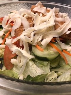Order Crispy Chicken Salad food online from Slugger's Pizzeria store, Lancaster on bringmethat.com