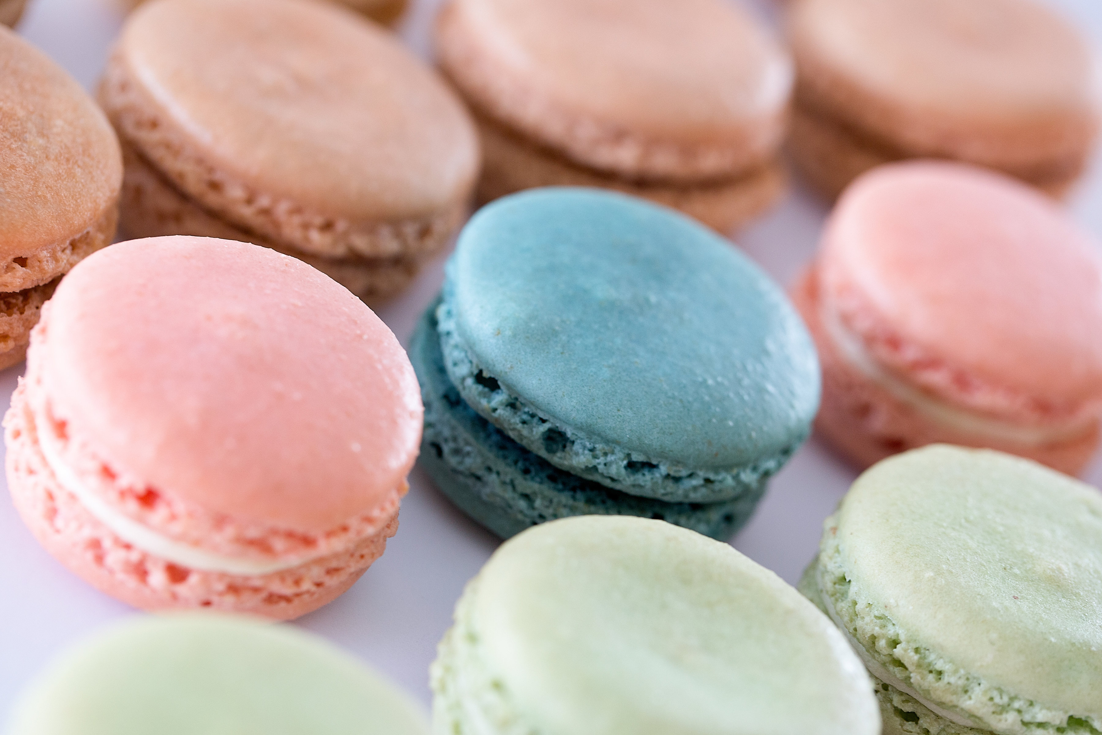 Order Classic Box of 6 Macarons food online from Le Macaron French Pastries store, Laguna Beach on bringmethat.com