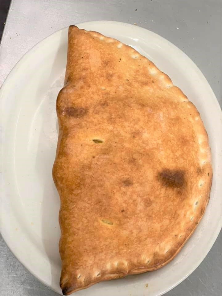 Order Calzone with One Topping - Small food online from La Vista Italian Restaurant store, Spring Lake on bringmethat.com