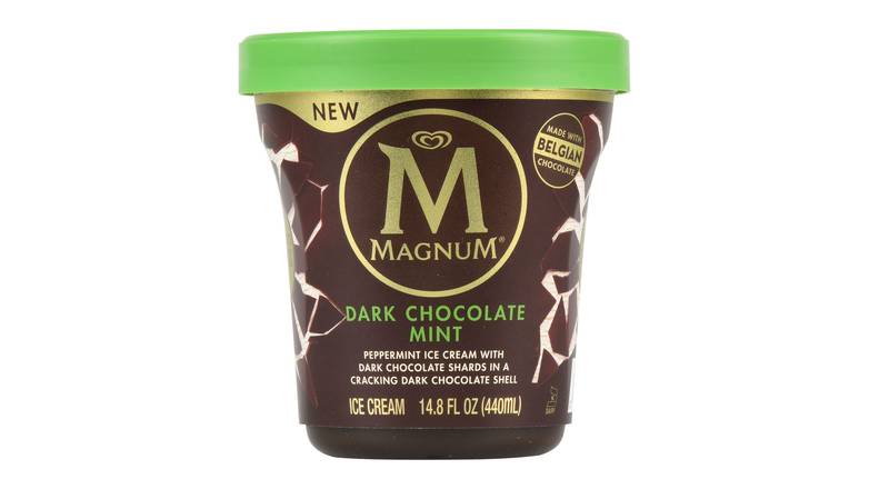 Order Magnum Dark Chocolate Mint Ice Cream food online from Red Roof Market store, Lafollette on bringmethat.com