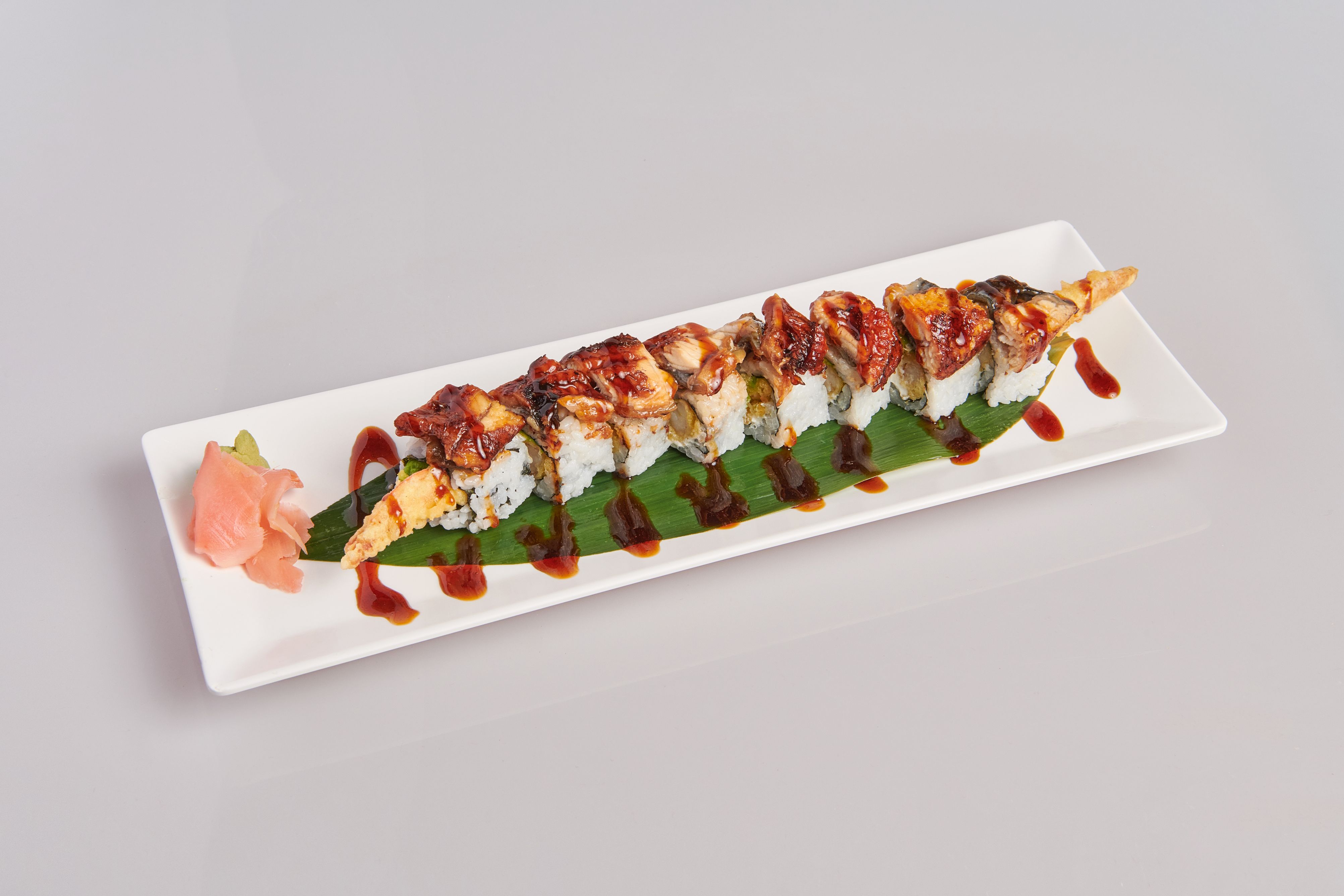 Order Dragon Roll food online from Miyako Japanese store, Santa Monica on bringmethat.com