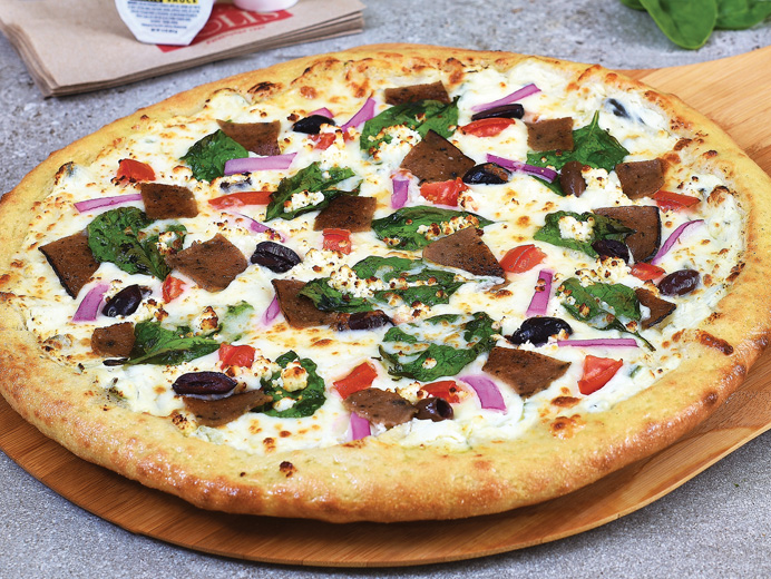 Order Greek Pizza food online from Pizza Boli's store, Springfield on bringmethat.com