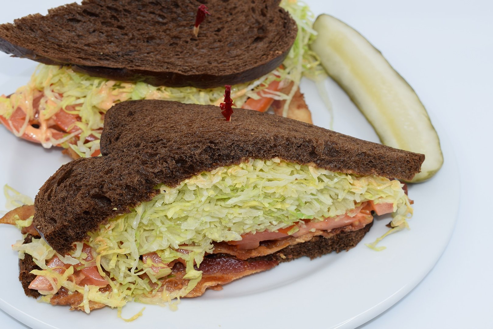Order  Vegan Spicy Bacon Lettuce ＆ Tomato (BLT) food online from Krazy Kate Vegetarian store, San Diego on bringmethat.com