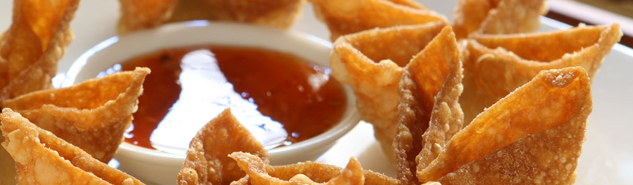 Order 6. Crab Rangoon  food online from Dynasty Chinese Food store, Dearborn Heights on bringmethat.com