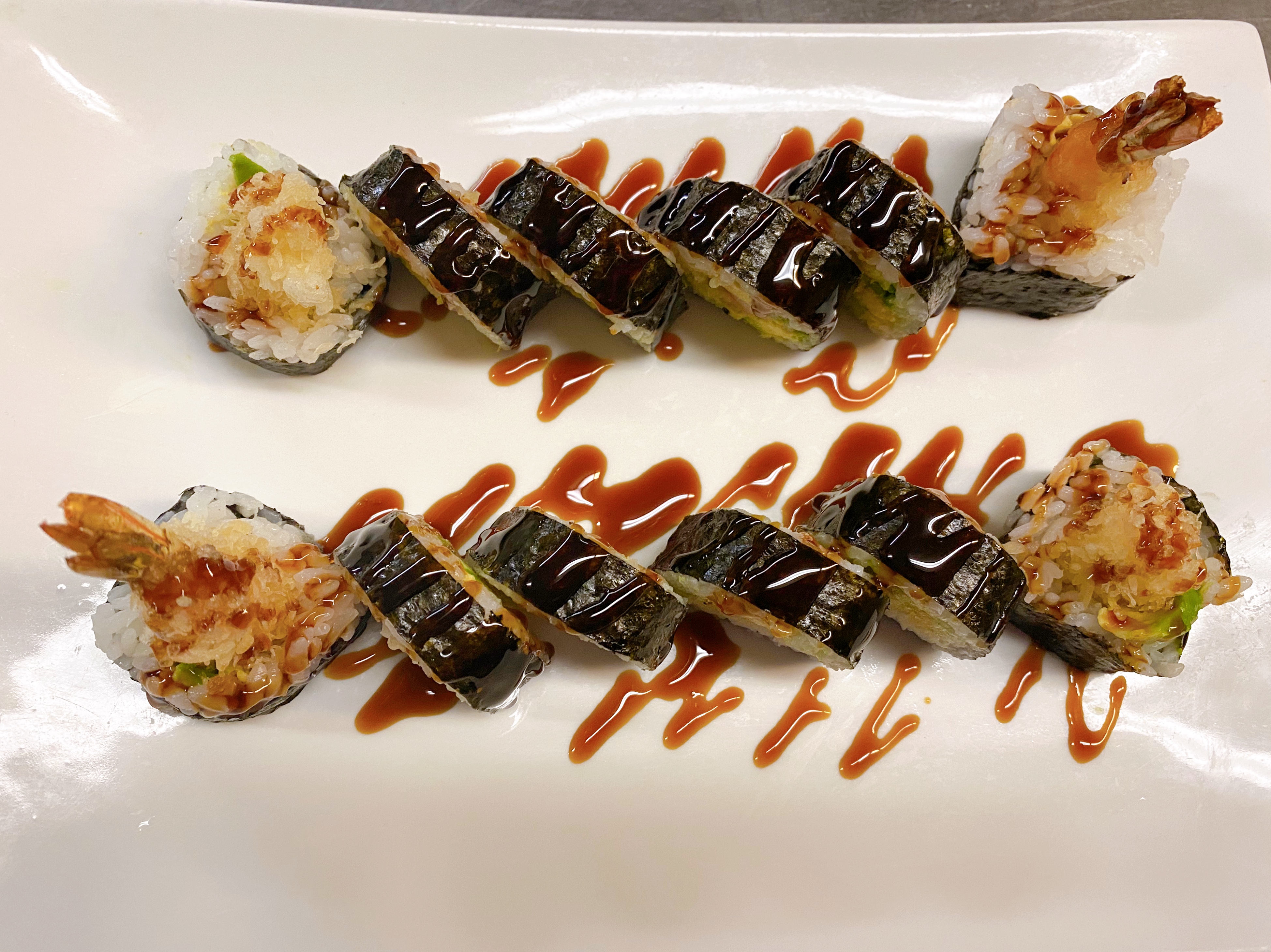 Order Shrimp Tempura Roll food online from Sushi x store, Latham on bringmethat.com