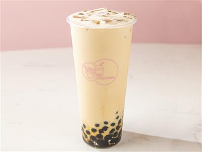 Order Mango Boba Milk Tea food online from Lady Sweet Cafe store, Streamwood on bringmethat.com