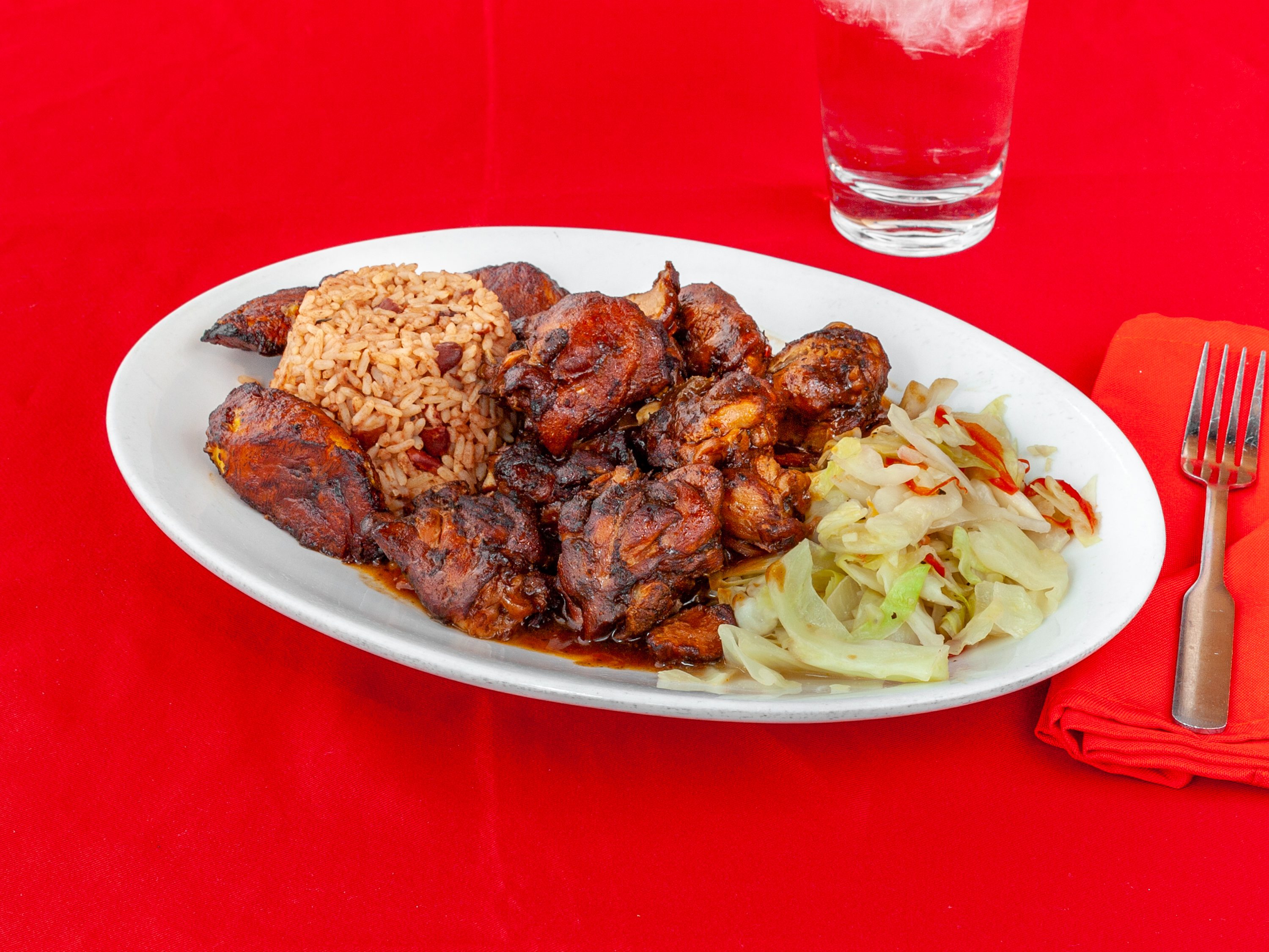 Order Stew Chicken Entrée food online from Ja' Grill Hyde Park store, Chicago on bringmethat.com