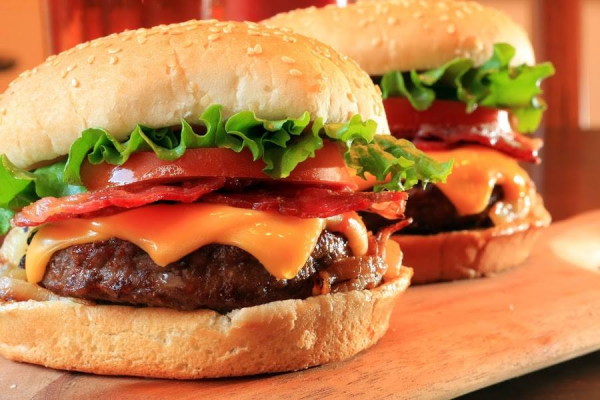 Order Bacon Cheese Burger food online from "Pegah's Kitchen " store, Escondido on bringmethat.com