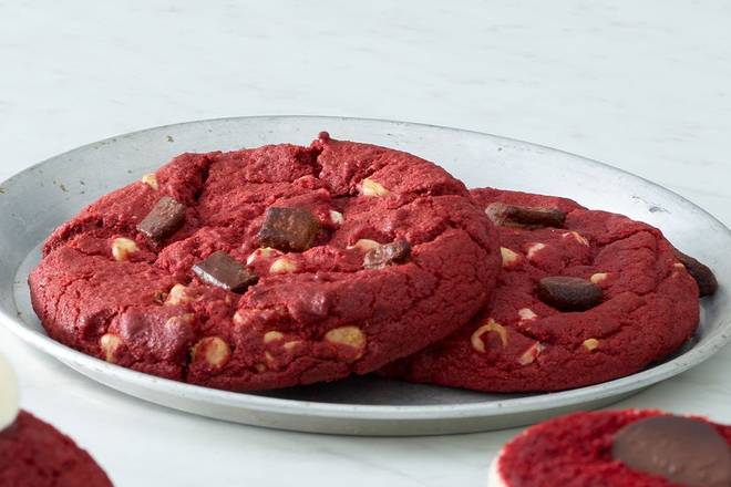 Order Red Velvet Colossal Cookie food online from Bakery by Perkins store, Brooklyn Park on bringmethat.com